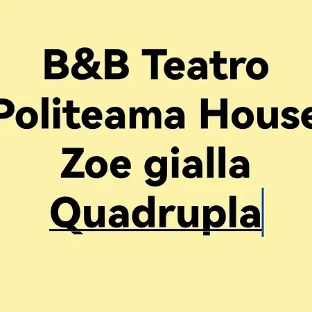 Centro Zoe Bed & Breakfast Palermo